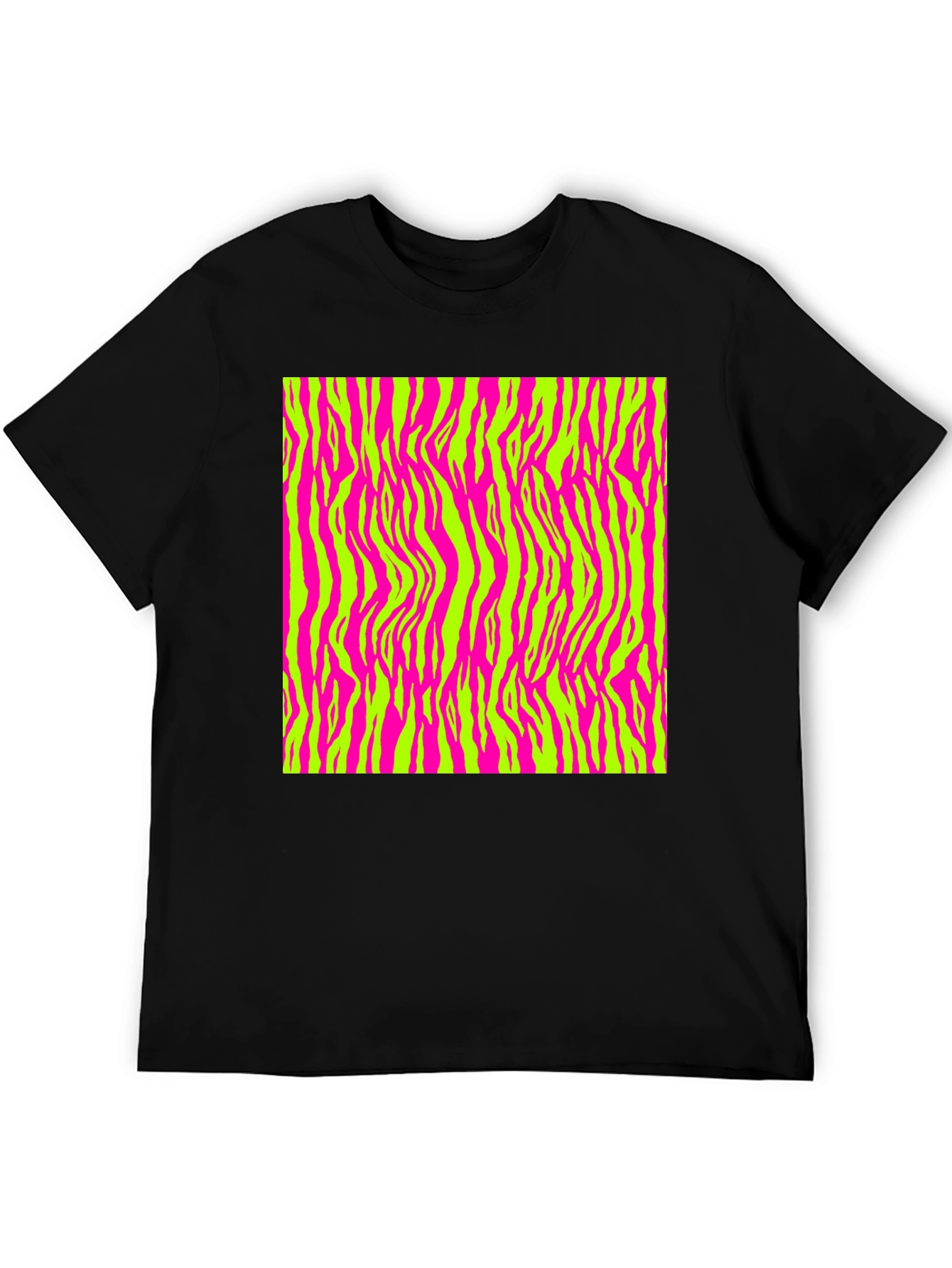 Vibrant Zebra Print T-Shirt