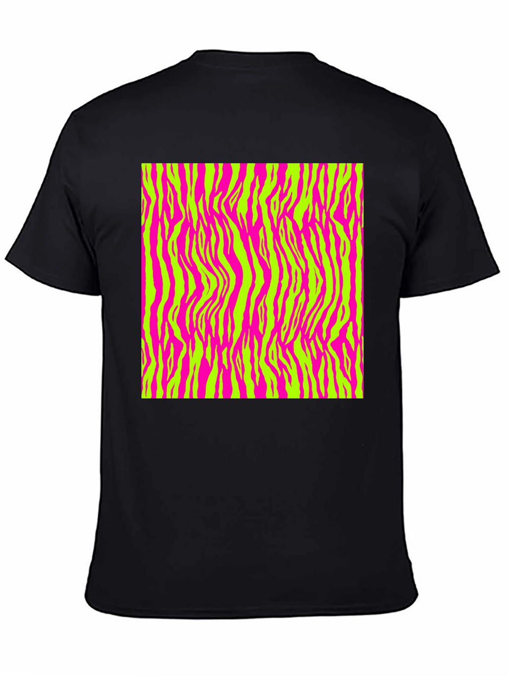 Vibrant Zebra Print T-Shirt