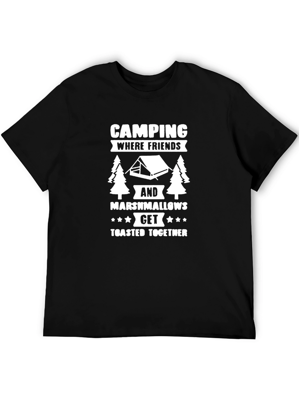 Camping Friends Marshmallows T-Shirt