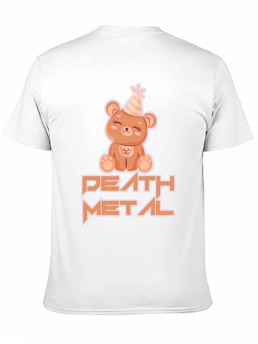 Death Metal Teddy Bear Black T-Shirt