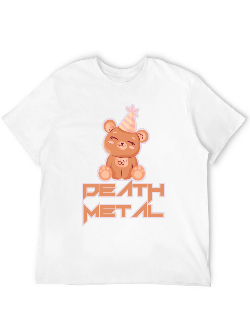 Death Metal Teddy Bear Black T-Shirt