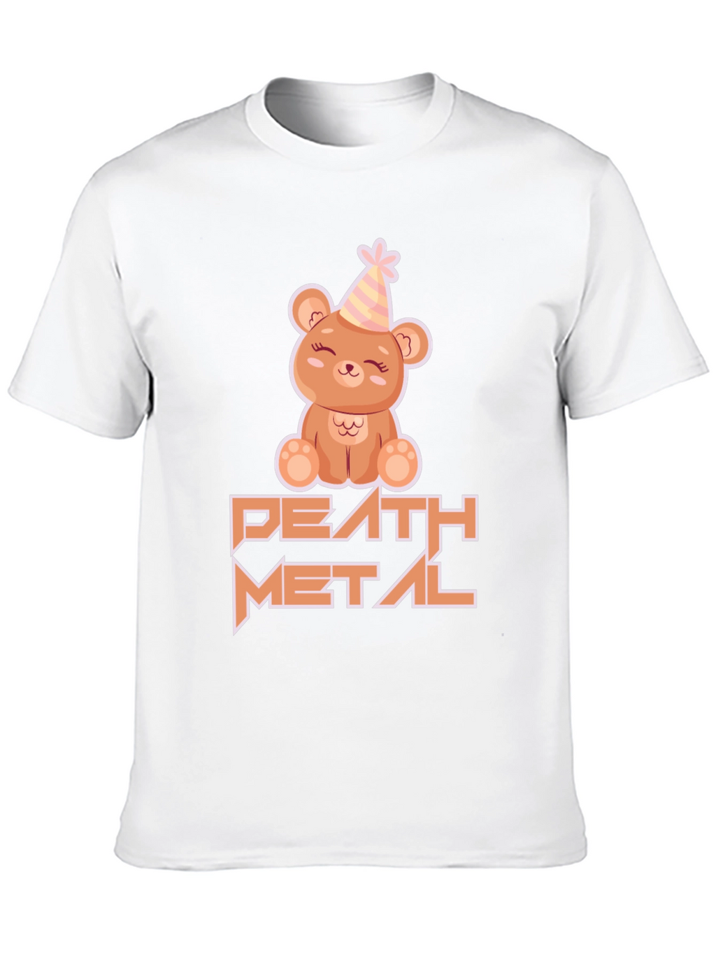 Death Metal Teddy Bear Black T-Shirt