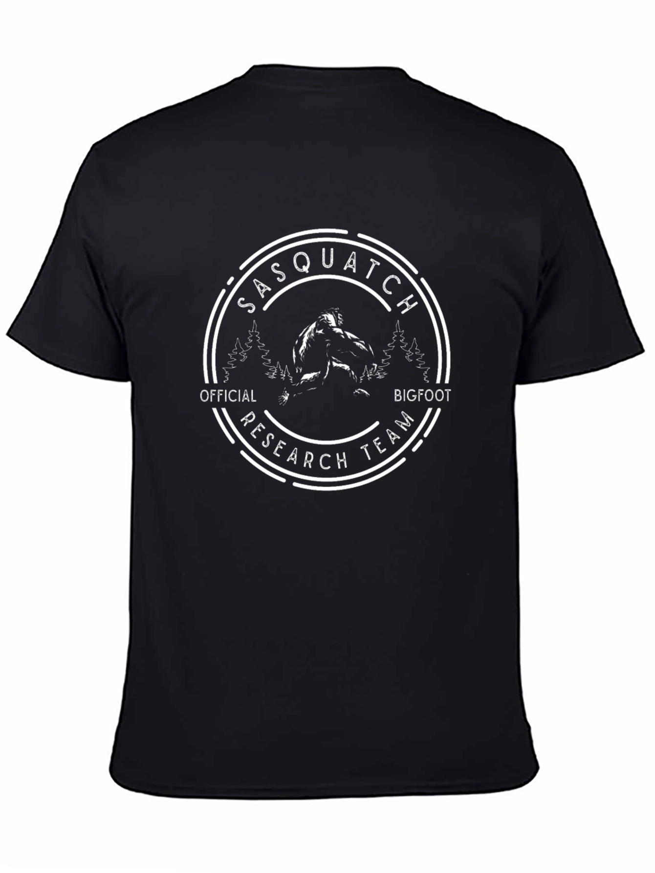 Sasquatch Research Team Black T-Shirt
