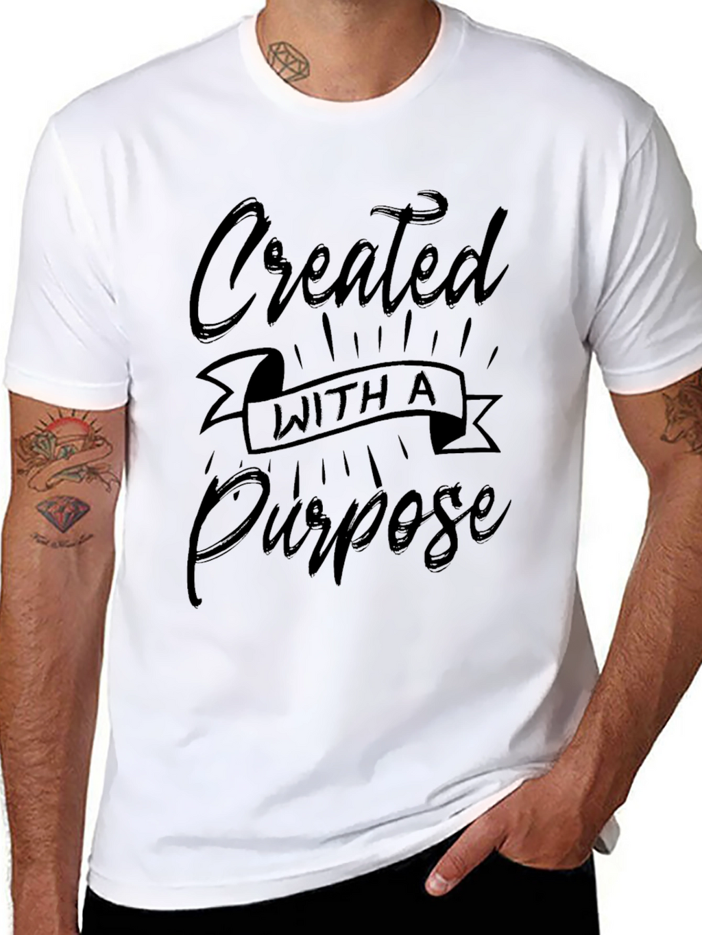 Created With A Purpose Graphic T-Shirt