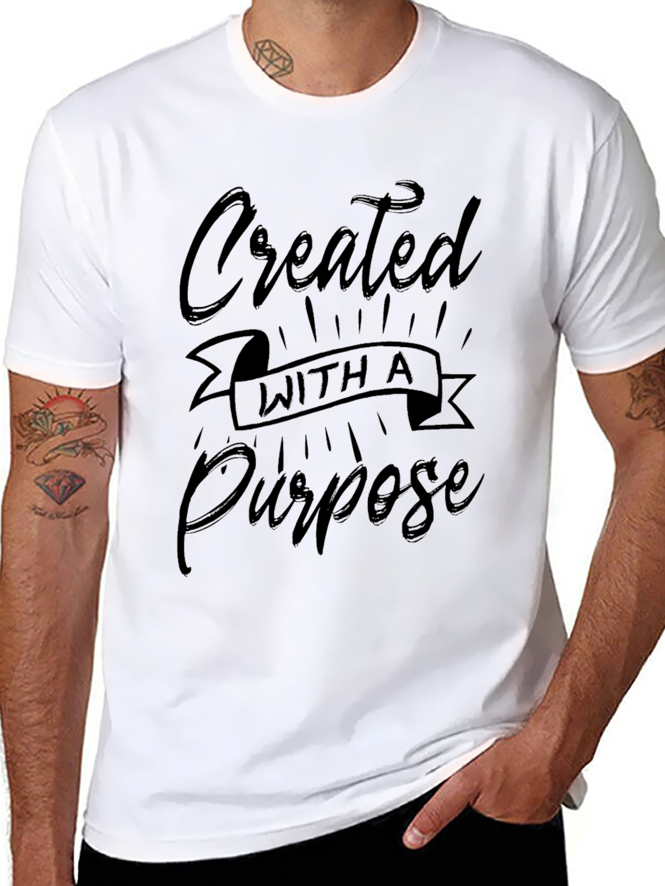 Created With A Purpose Graphic T-Shirt