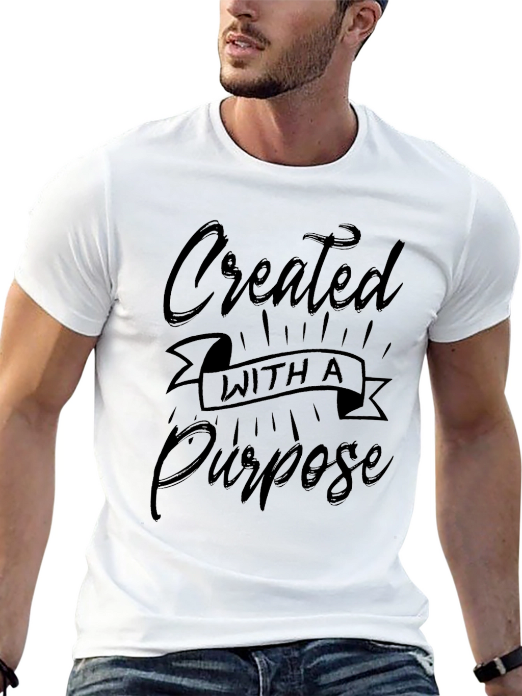Created With A Purpose Graphic T-Shirt