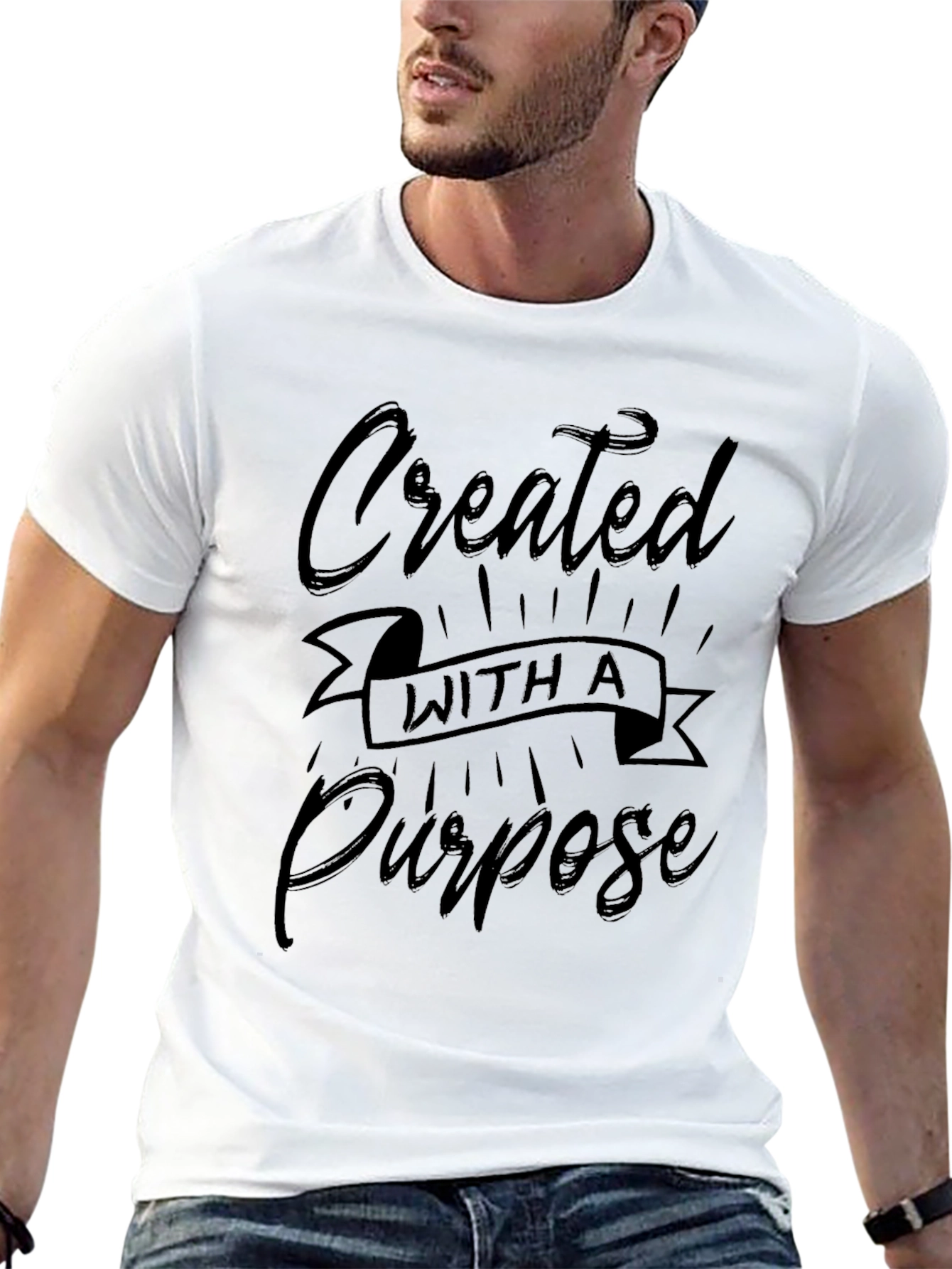 Created With A Purpose Graphic T-Shirt