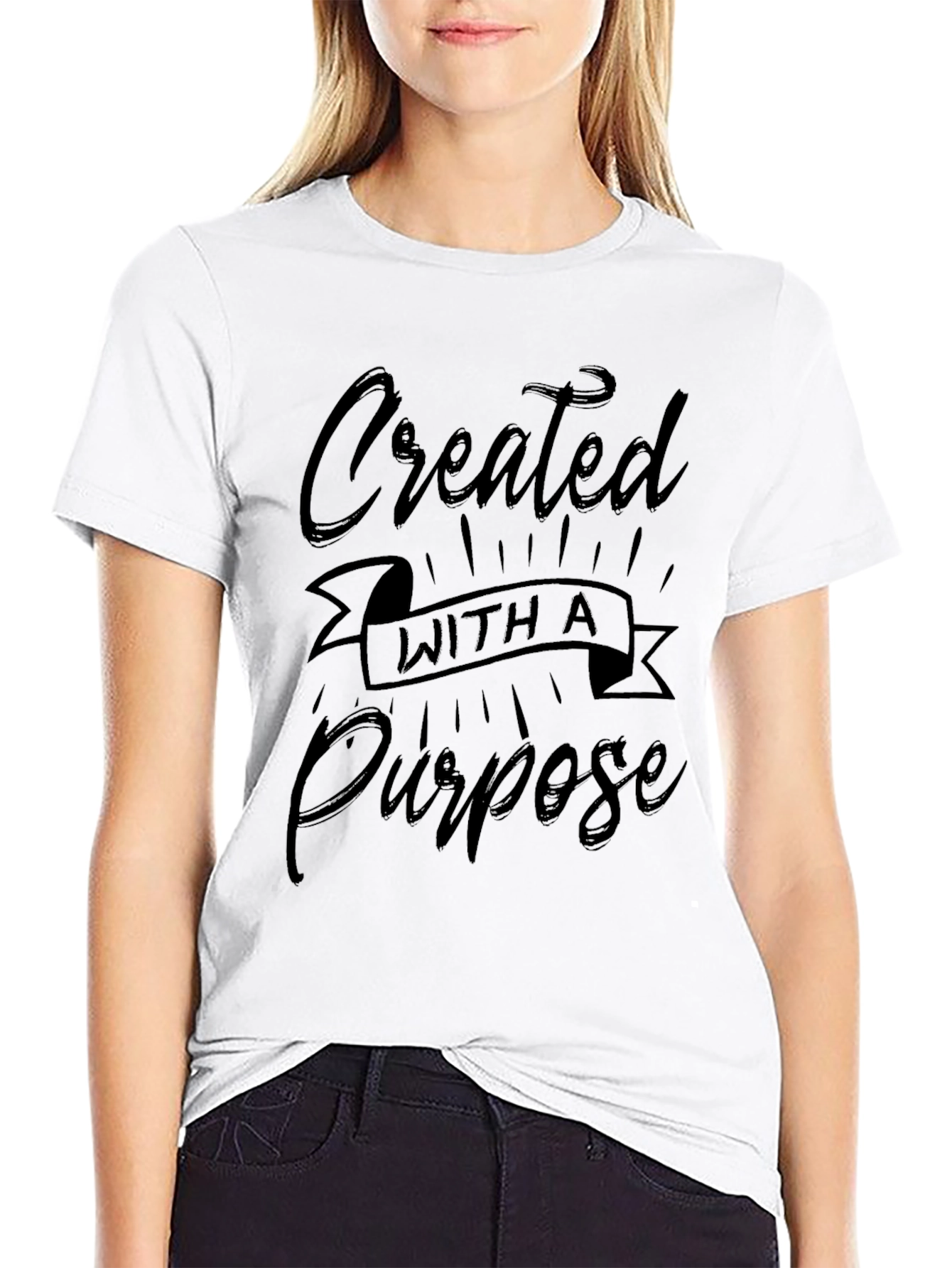 Created With A Purpose Graphic T-Shirt