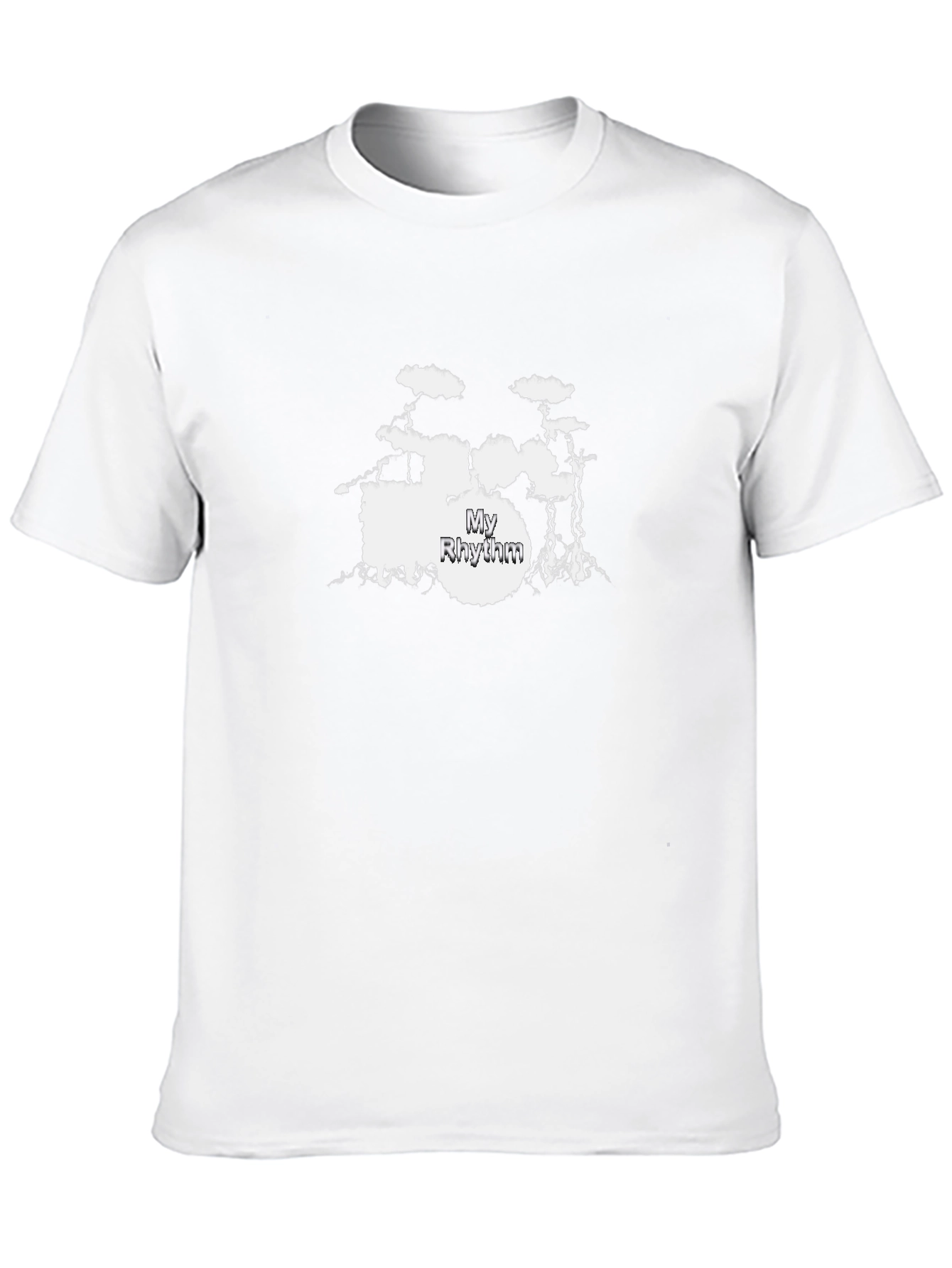 My Rhythm Drum Set Black T-Shirt