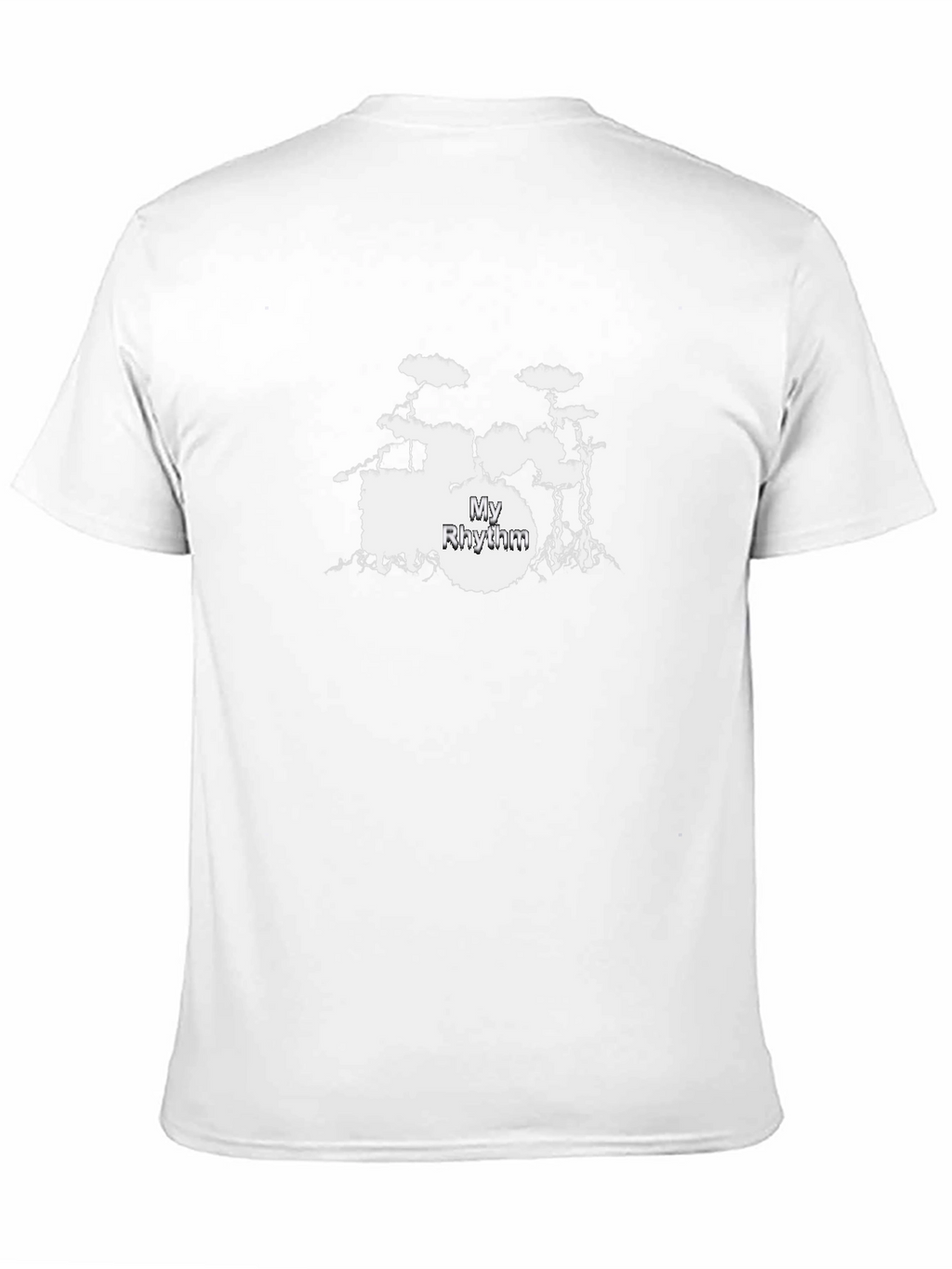 My Rhythm Drum Set Black T-Shirt