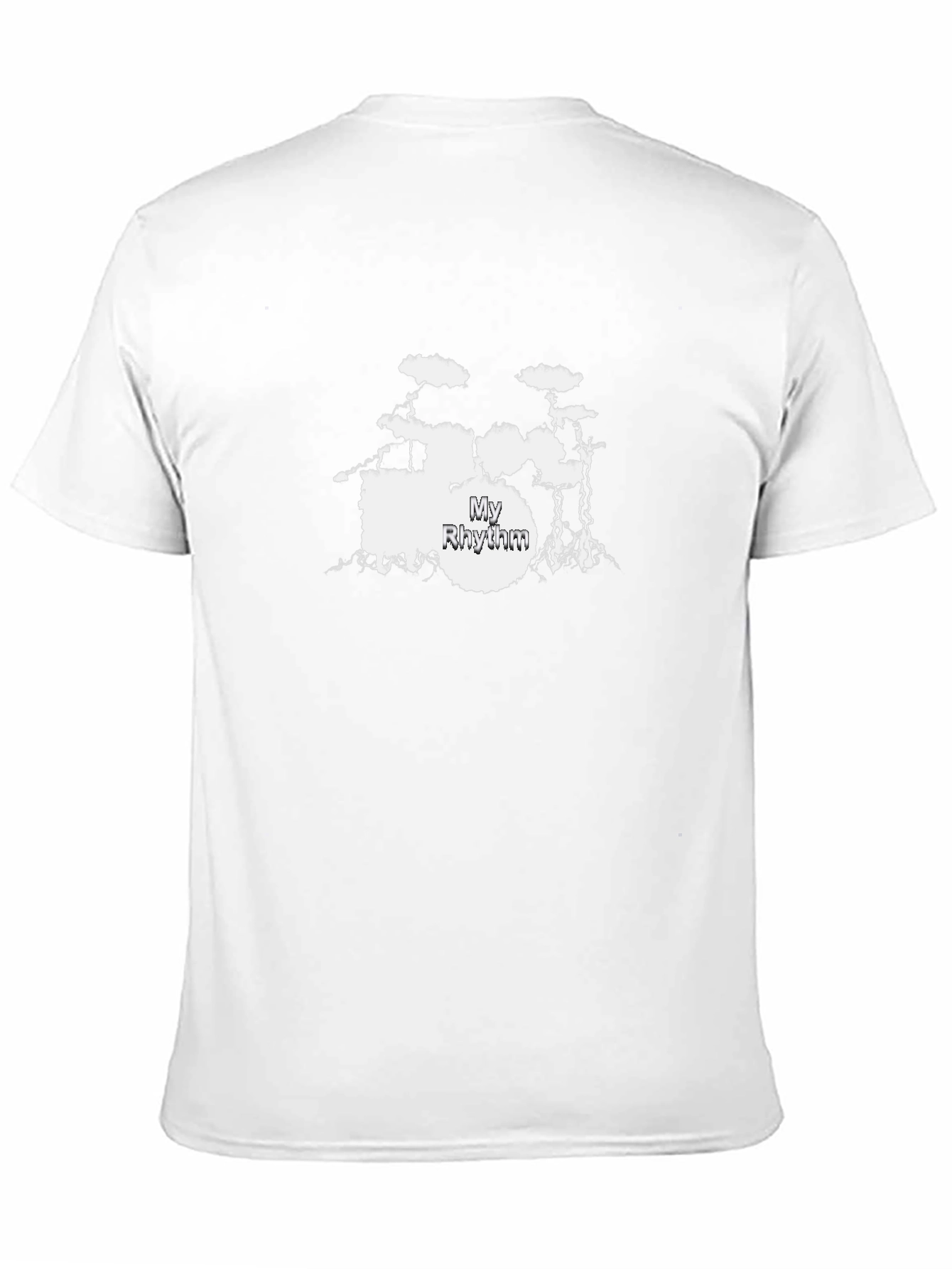 My Rhythm Drum Set Black T-Shirt