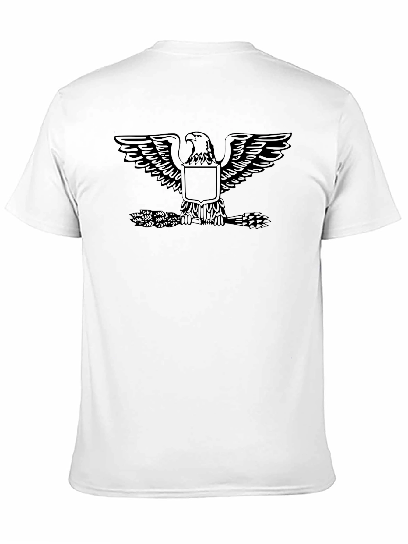 Eagle Crest Graphic T-Shirt - Mens Black Tee