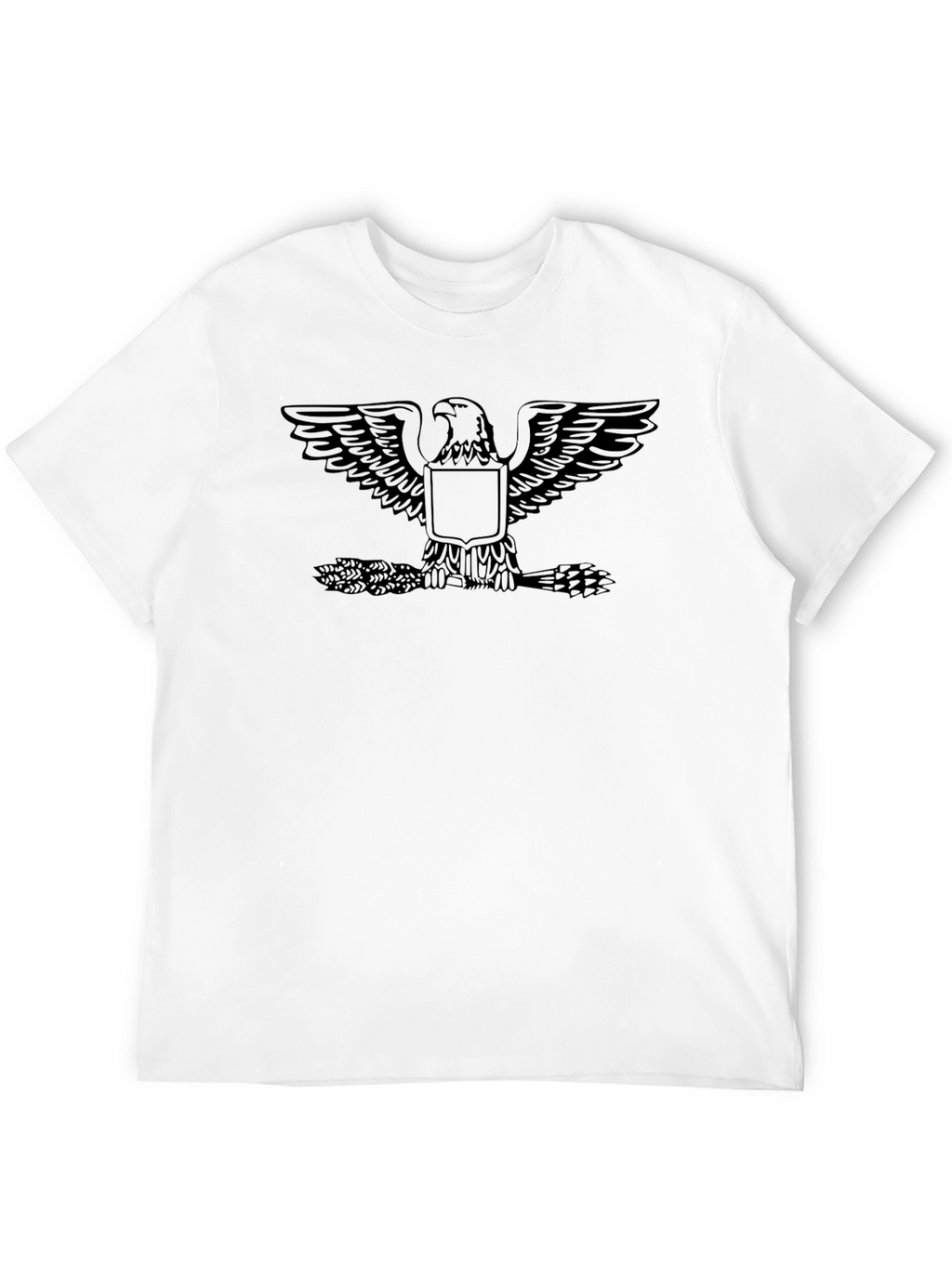 Eagle Crest Graphic T-Shirt - Mens Black Tee