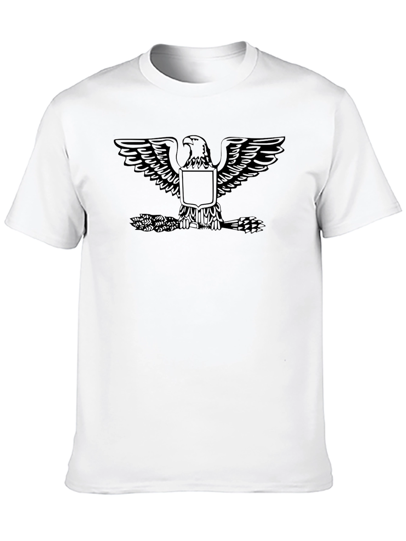 Eagle Crest Graphic T-Shirt - Mens Black Tee