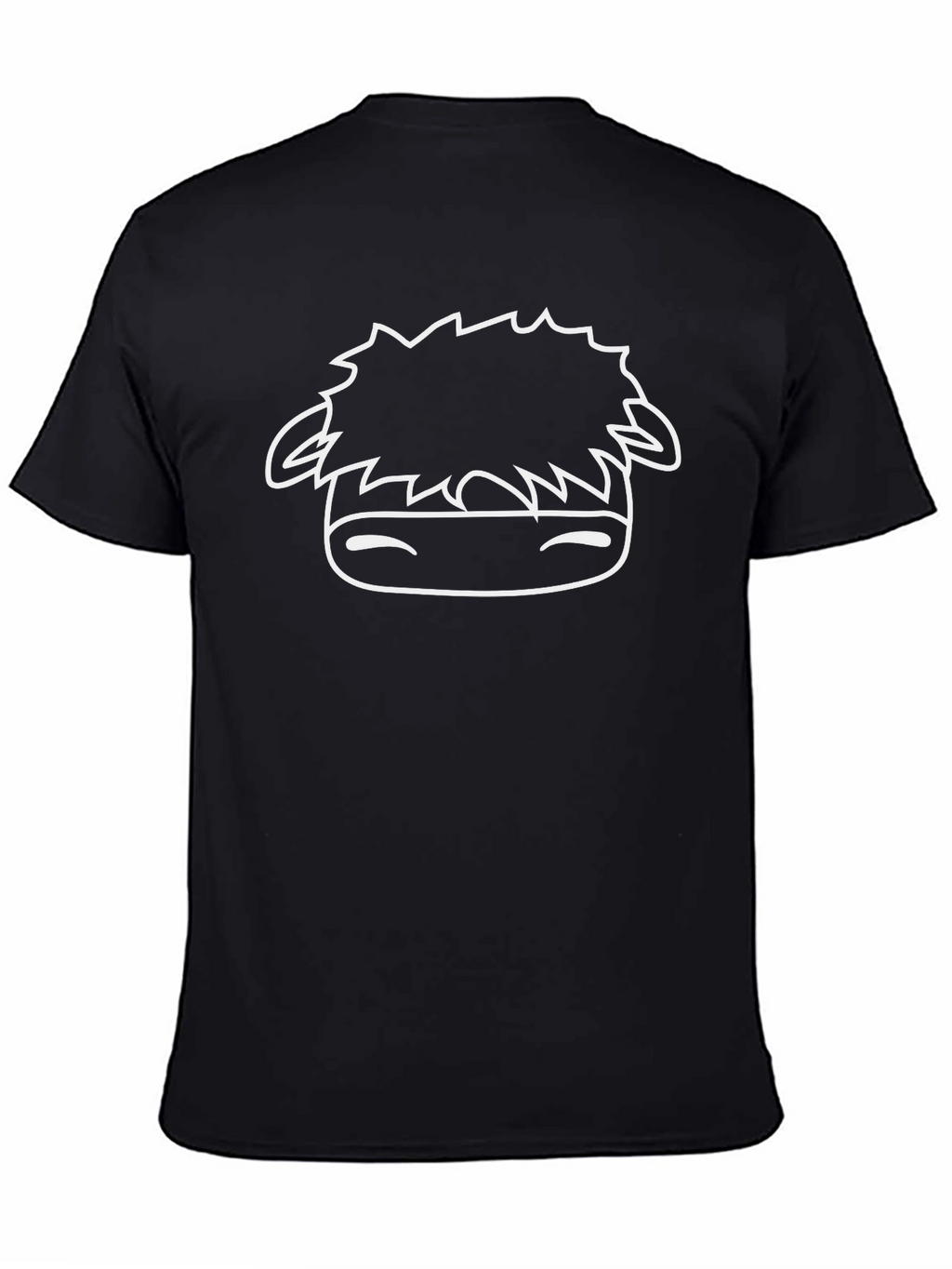 Anime Kawaii Graphic Tee - Black