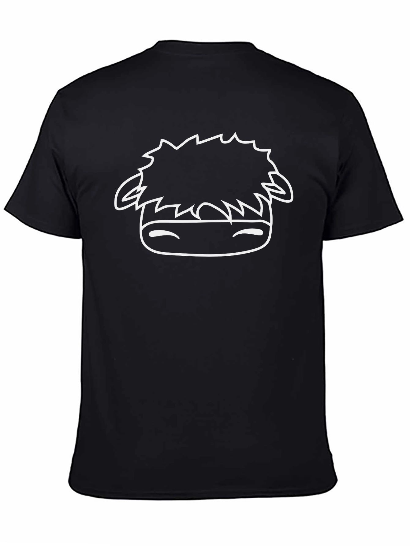 Anime Kawaii Graphic Tee - Black