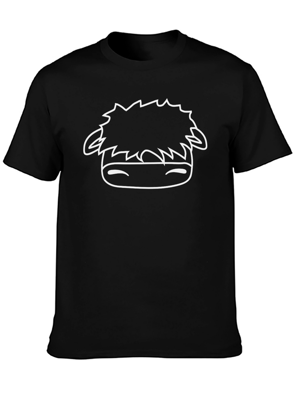 Anime Kawaii Graphic Tee - Black