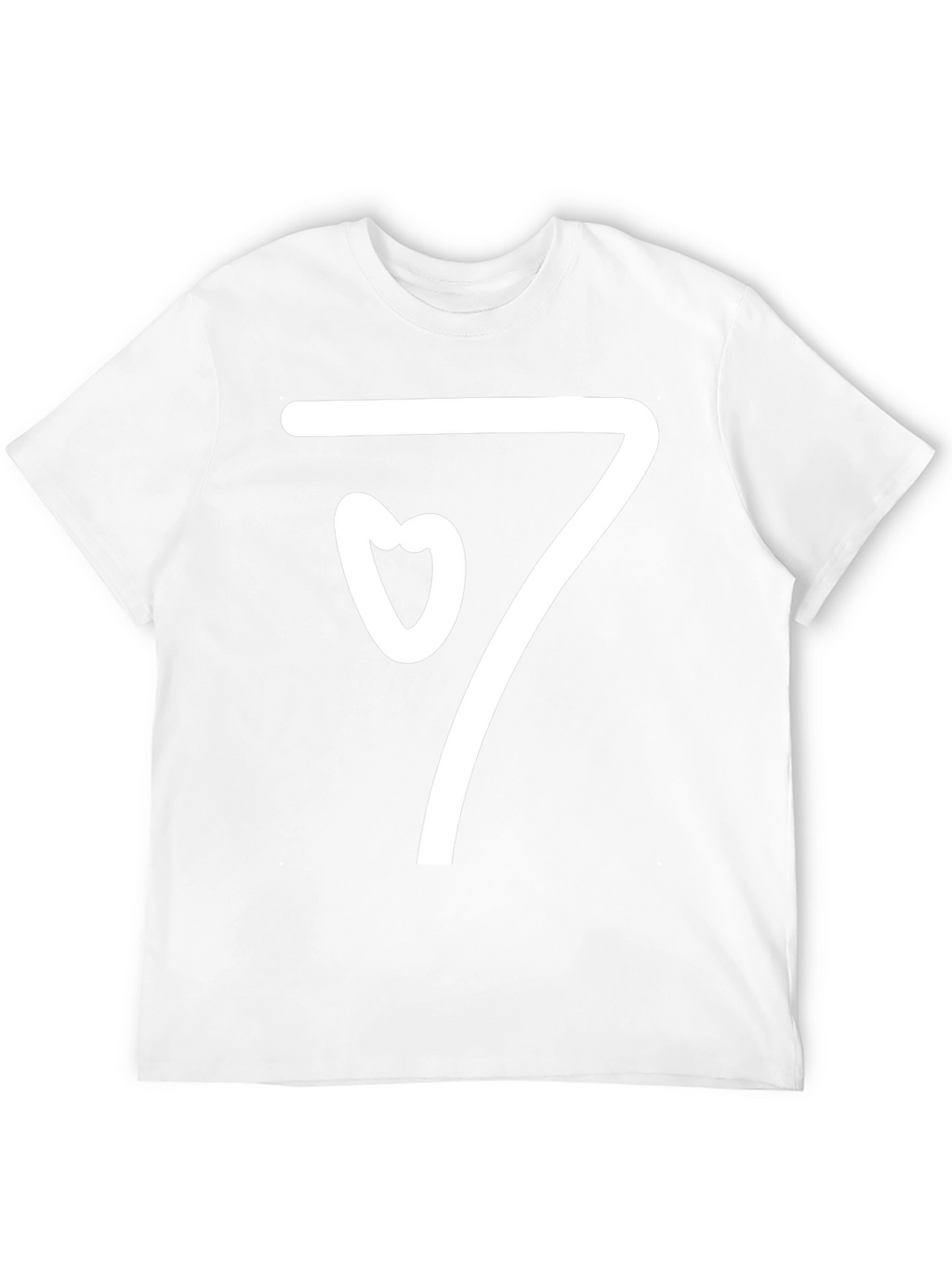 Heart Seven Graphic T-Shirt - Black