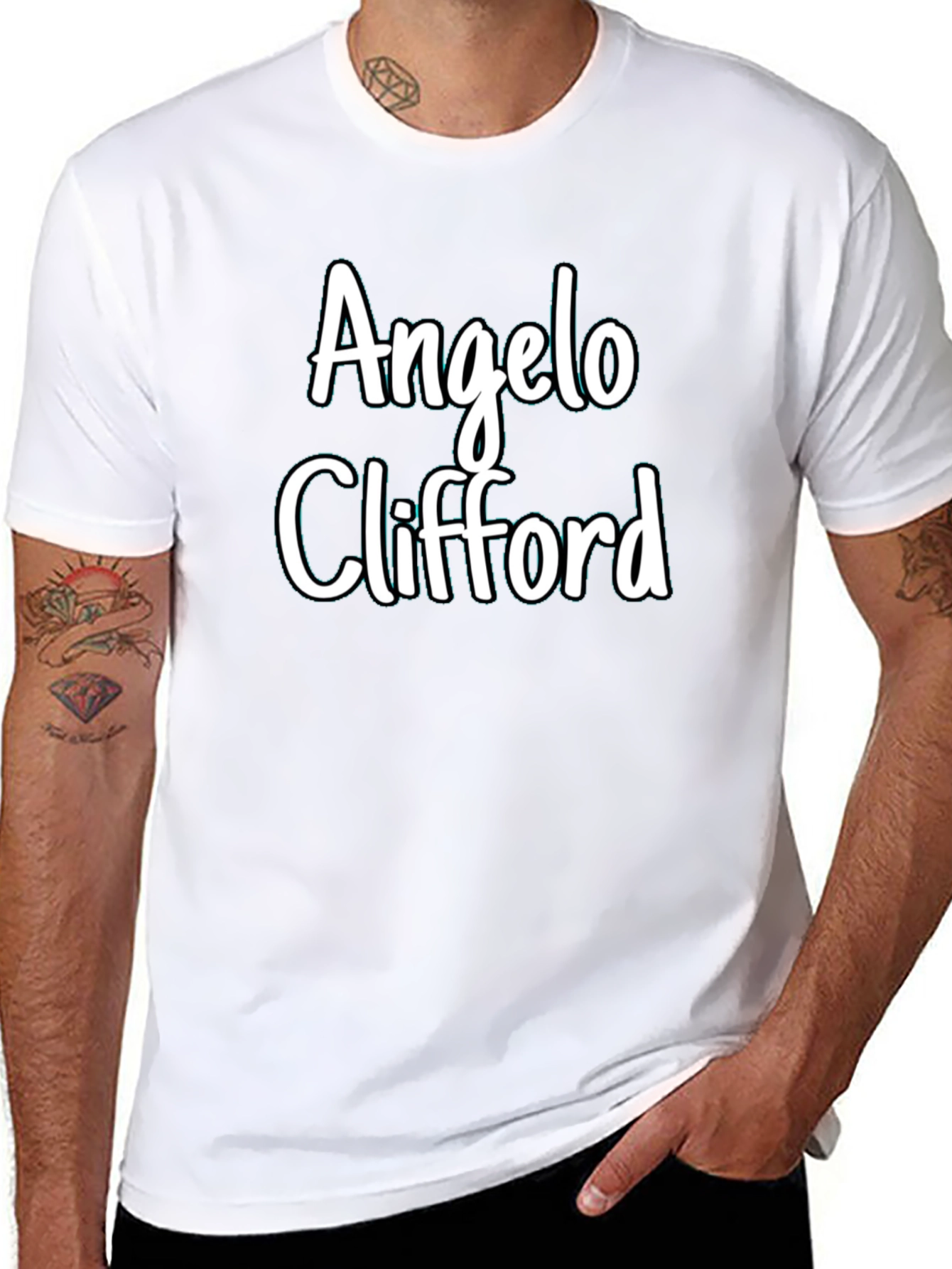 Angelo Clifford Black T-Shirt