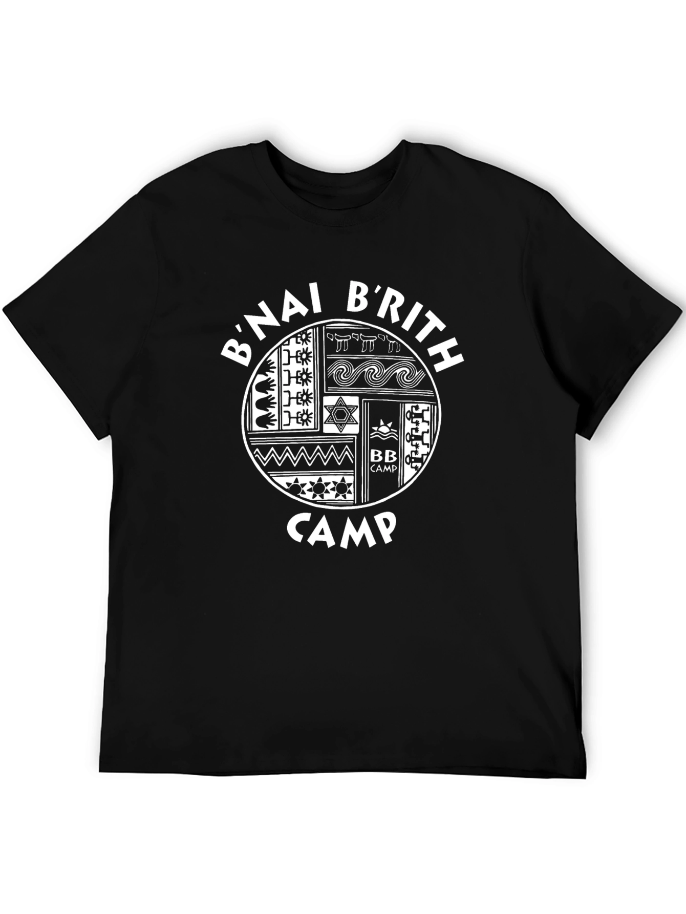 Bnai Brith Camp T-Shirt - Black Graphic Tee