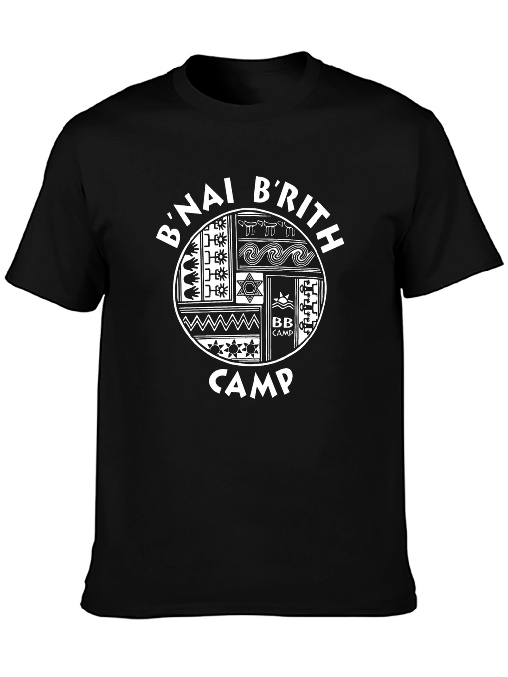 Bnai Brith Camp T-Shirt - Black Graphic Tee