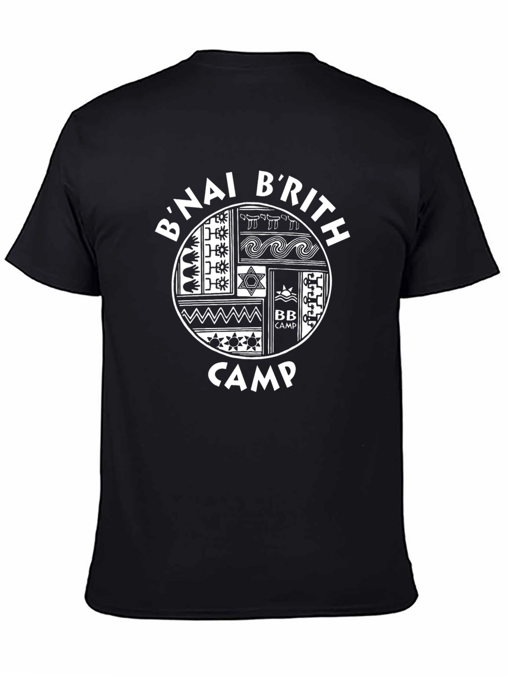 Bnai Brith Camp T-Shirt - Black Graphic Tee