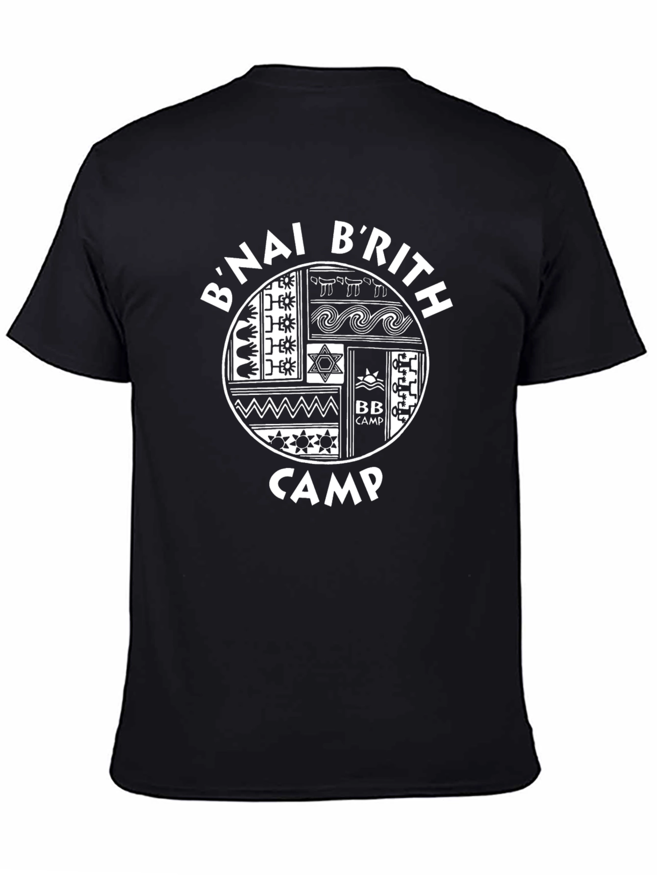 Bnai Brith Camp T-Shirt - Black Graphic Tee