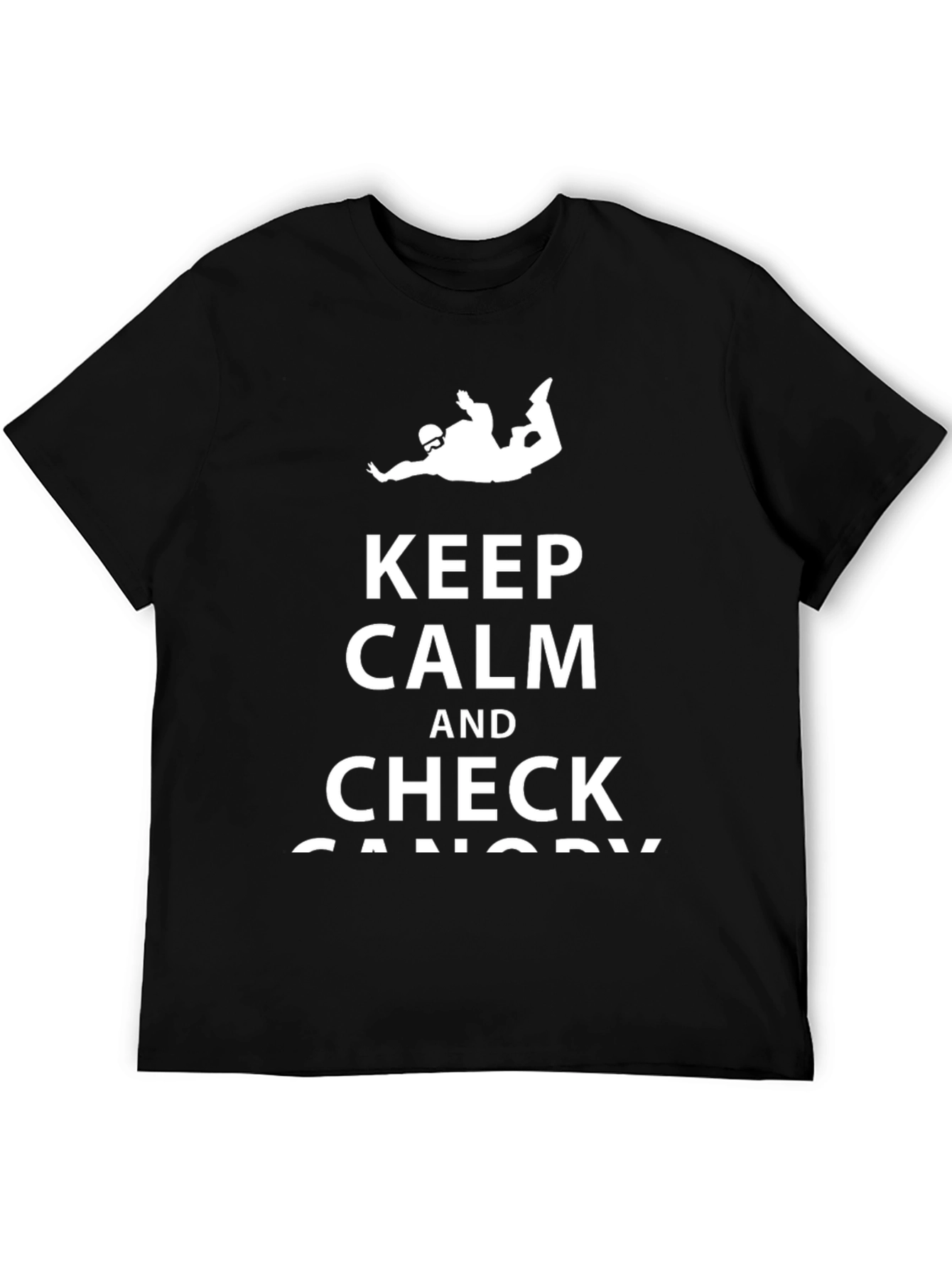 Keep Calm & Check Canopy Skydiving T-Shirt