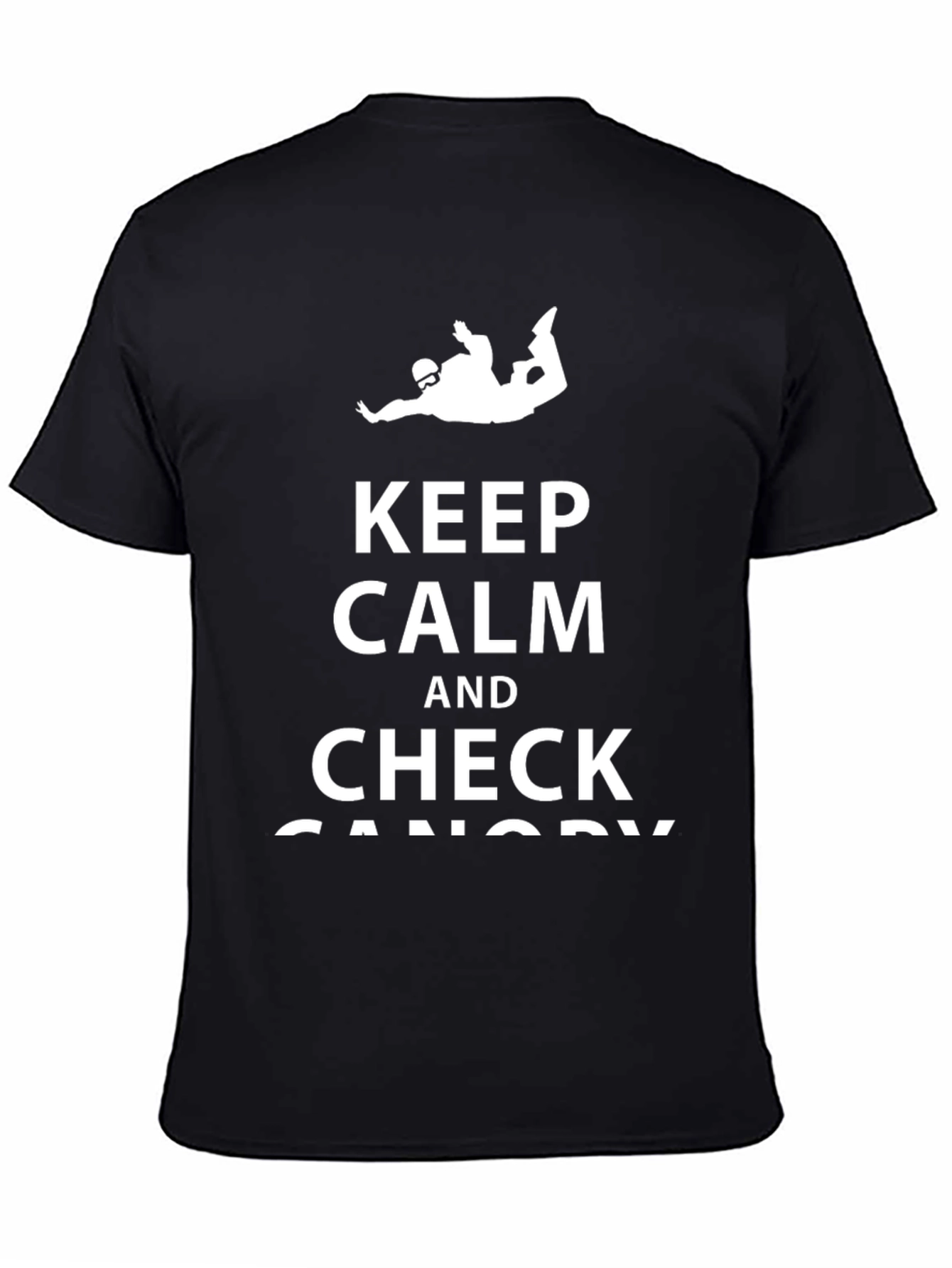 Keep Calm & Check Canopy Skydiving T-Shirt
