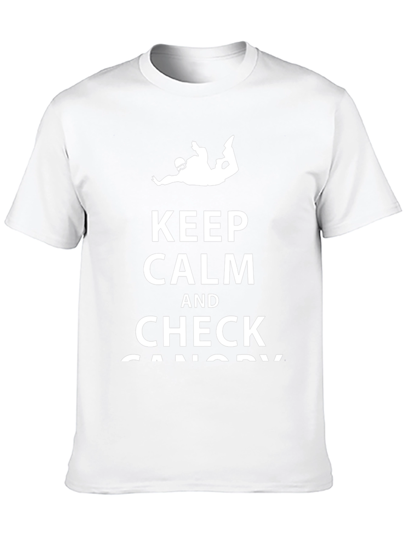 Keep Calm & Check Canopy Skydiving T-Shirt