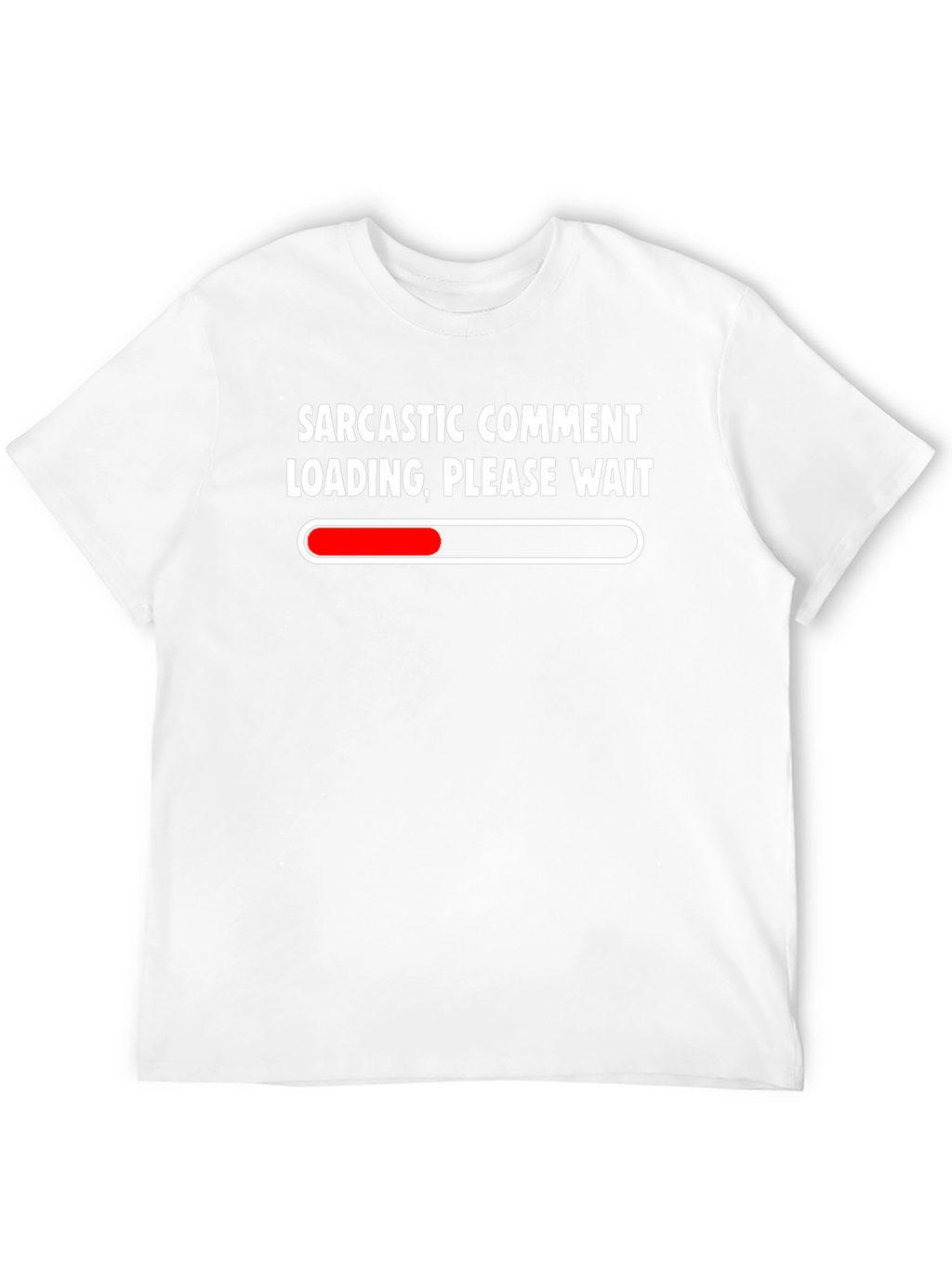 Sarcastic Comment Loading Black T-Shirt
