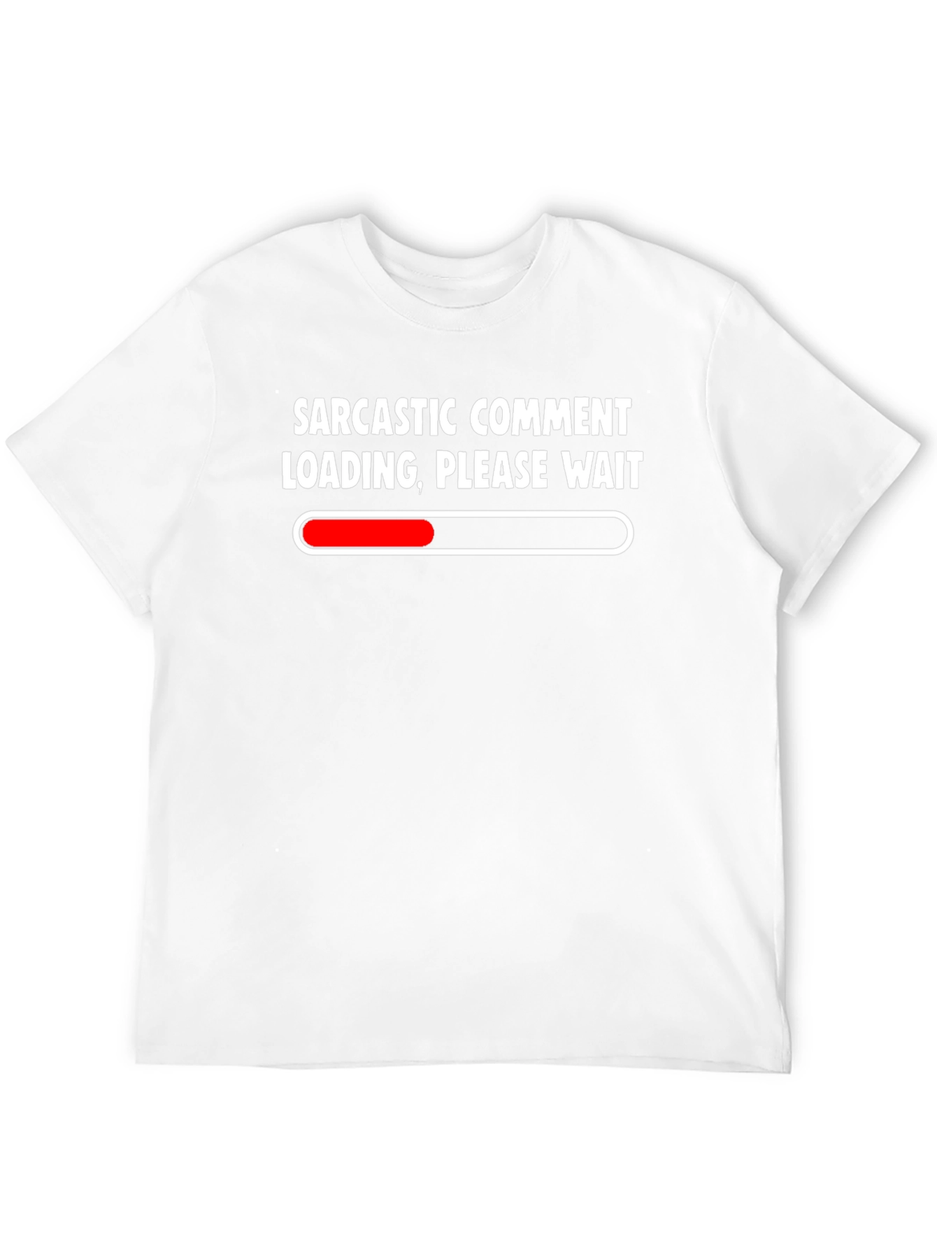 Sarcastic Comment Loading Black T-Shirt