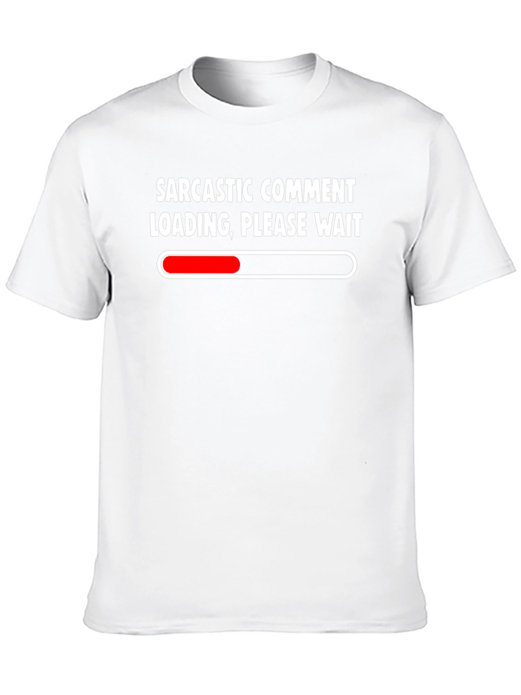 Sarcastic Comment Loading Black T-Shirt