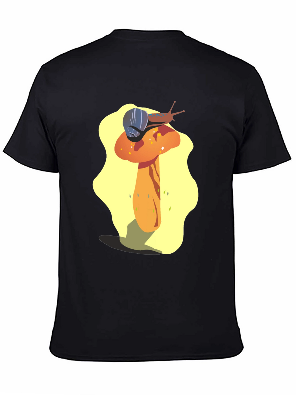 Mushroom Snail Graphic Tee - Unique Design