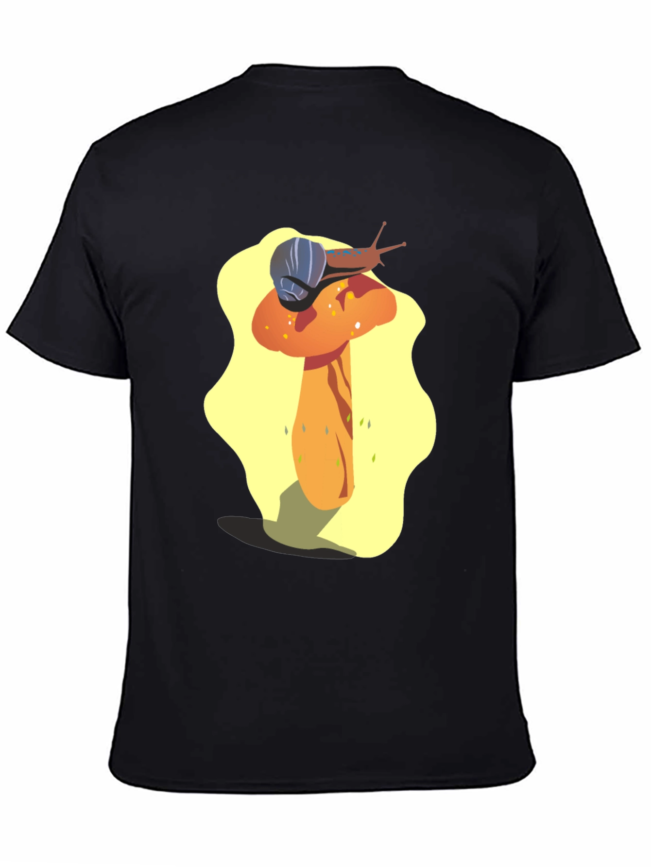 Mushroom Snail Graphic Tee - Unique Design