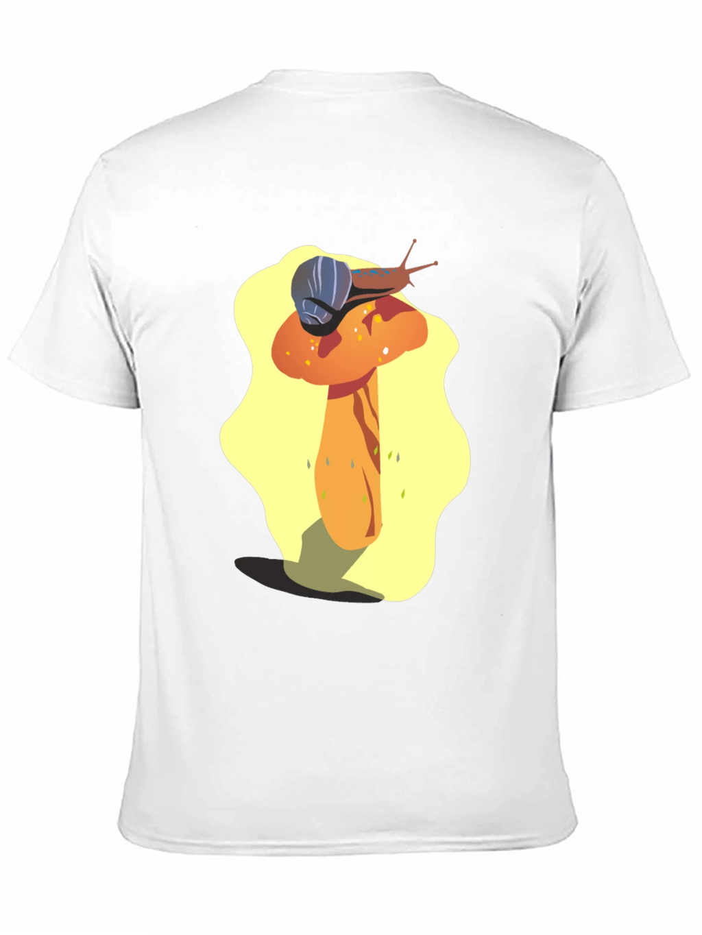 Mushroom Snail Graphic Tee - Unique Design