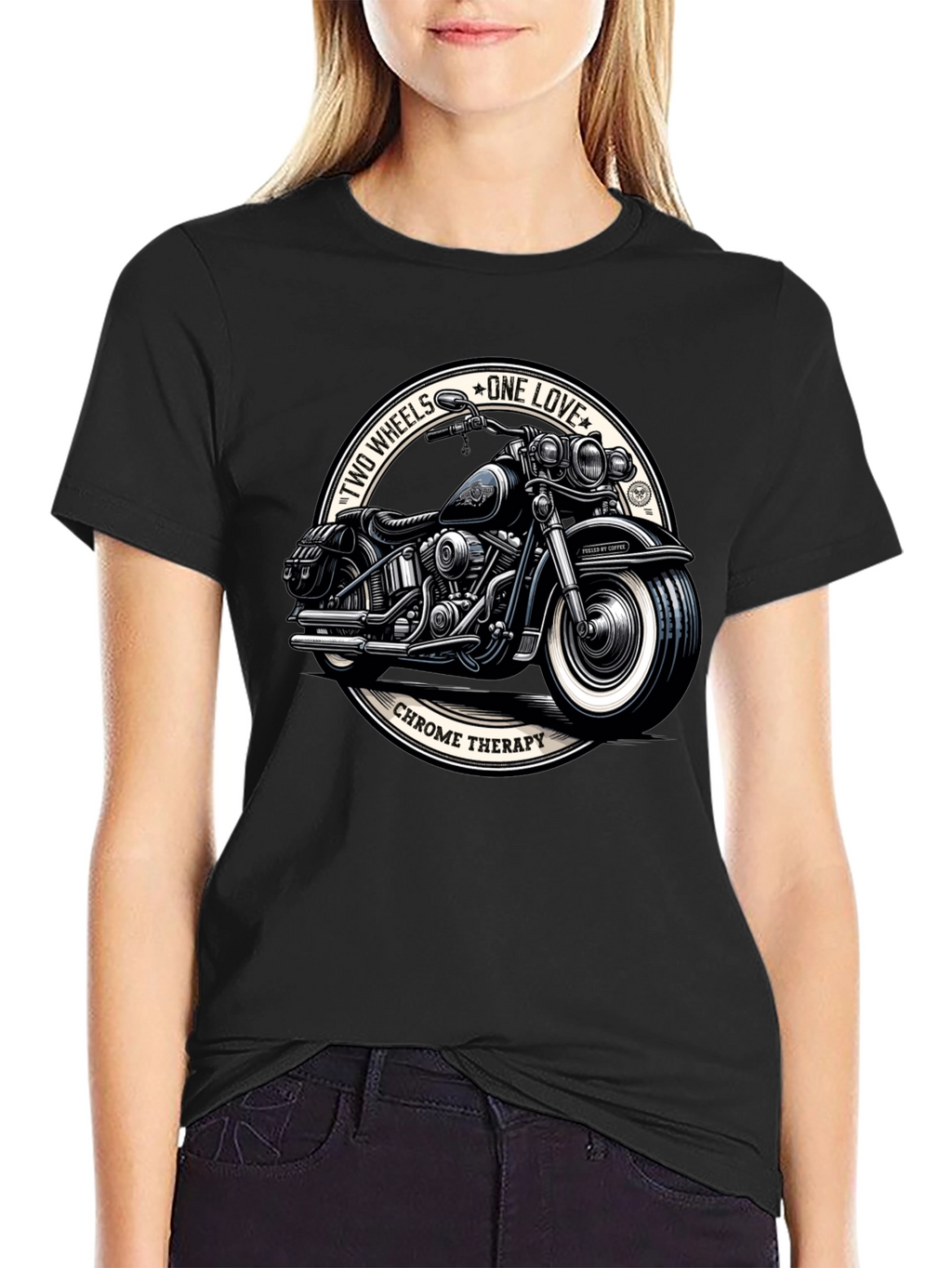 Chrome Therapy Motorcycle Graphic T-Shirt
