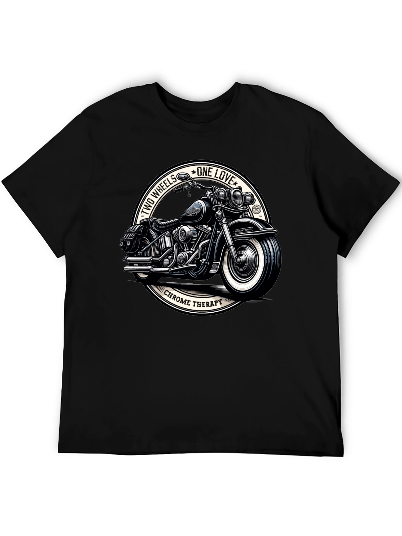 Chrome Therapy Motorcycle Graphic T-Shirt