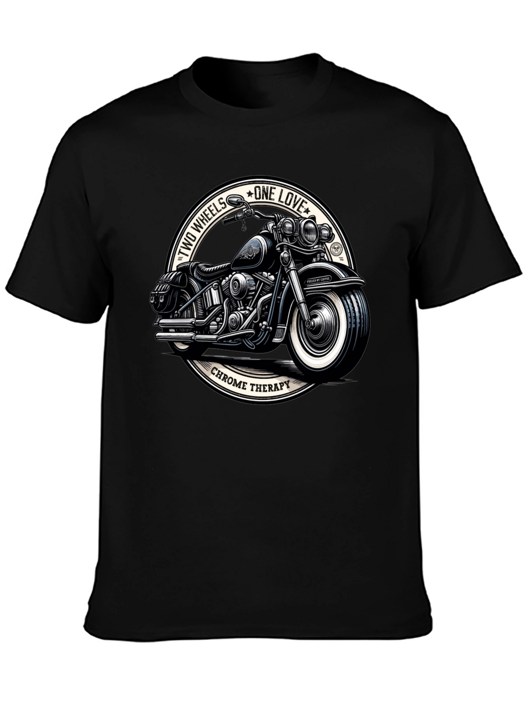 Chrome Therapy Motorcycle Graphic T-Shirt