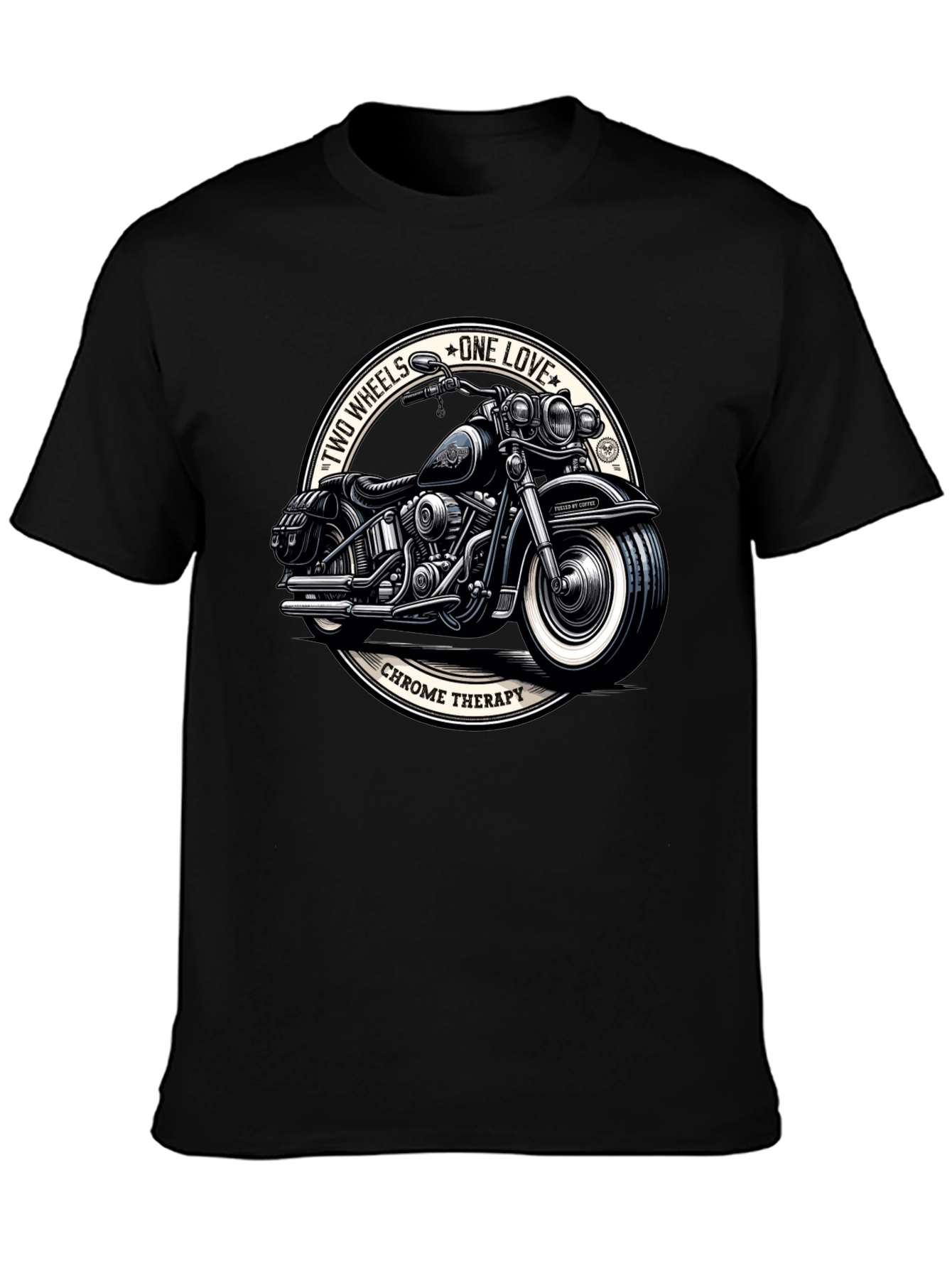 Chrome Therapy Motorcycle Graphic T-Shirt