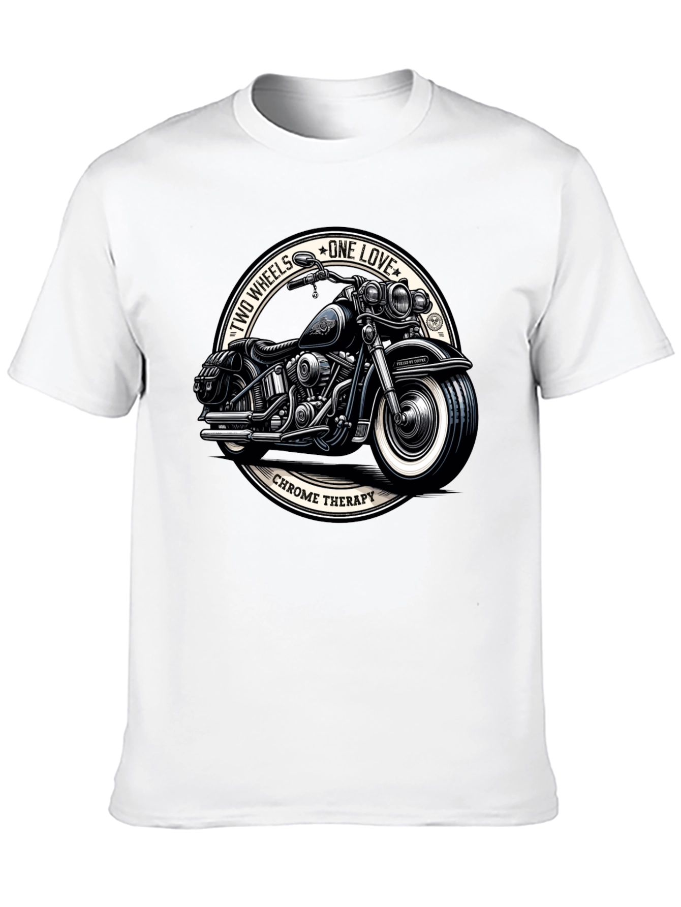Chrome Therapy Motorcycle Graphic T-Shirt