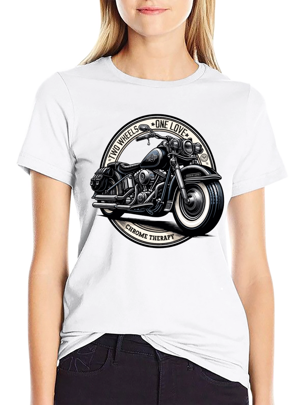 Chrome Therapy Motorcycle Graphic T-Shirt