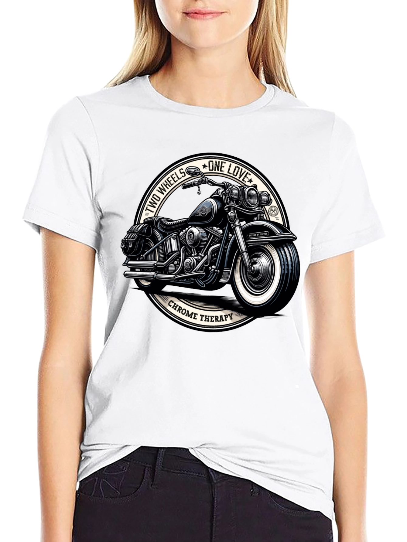 Chrome Therapy Motorcycle Graphic T-Shirt