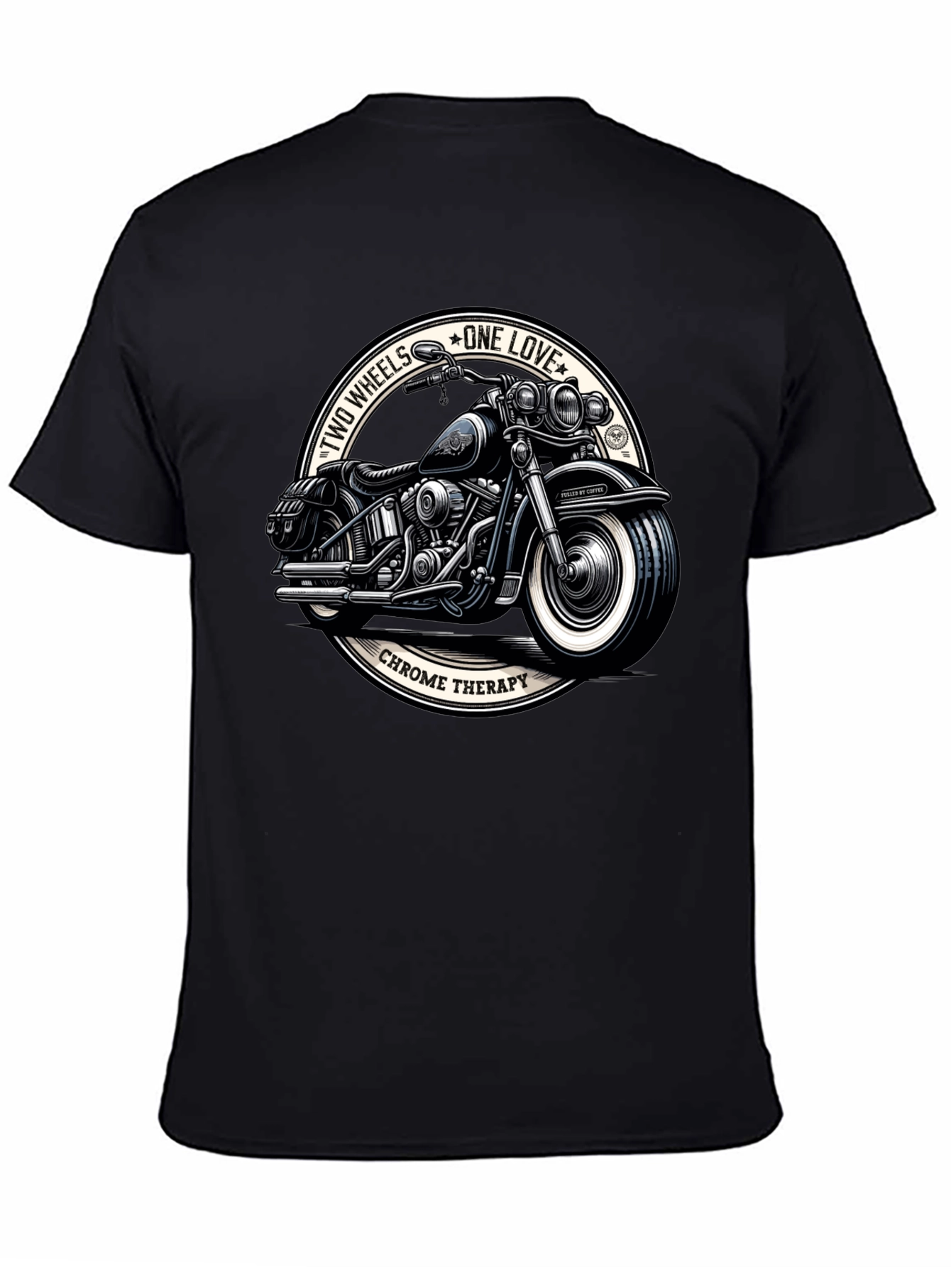 Chrome Therapy Motorcycle Graphic T-Shirt