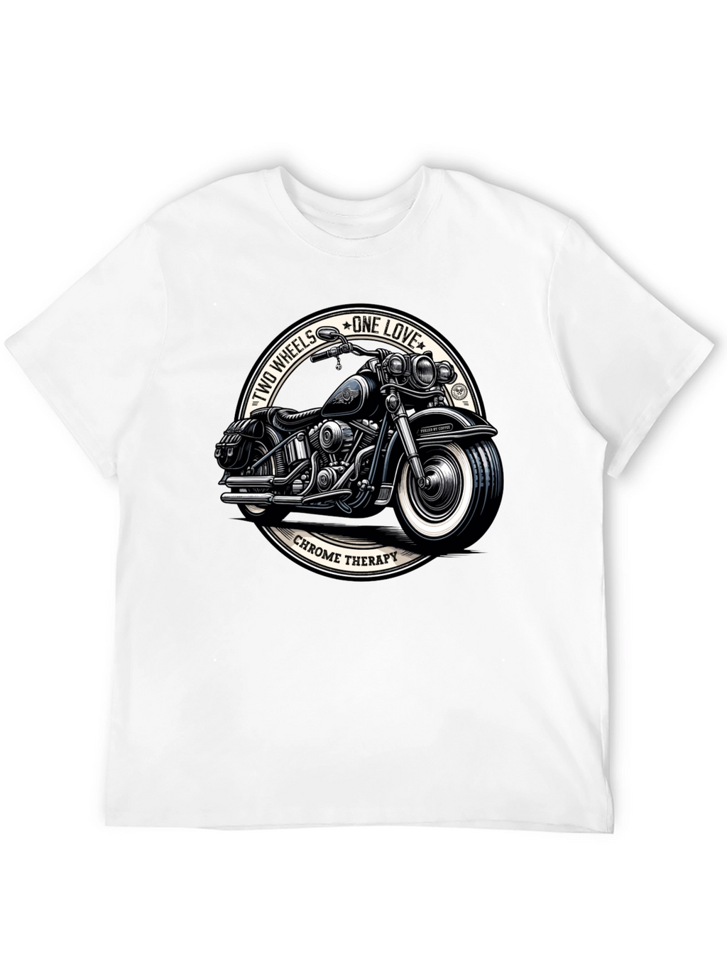 Chrome Therapy Motorcycle Graphic T-Shirt