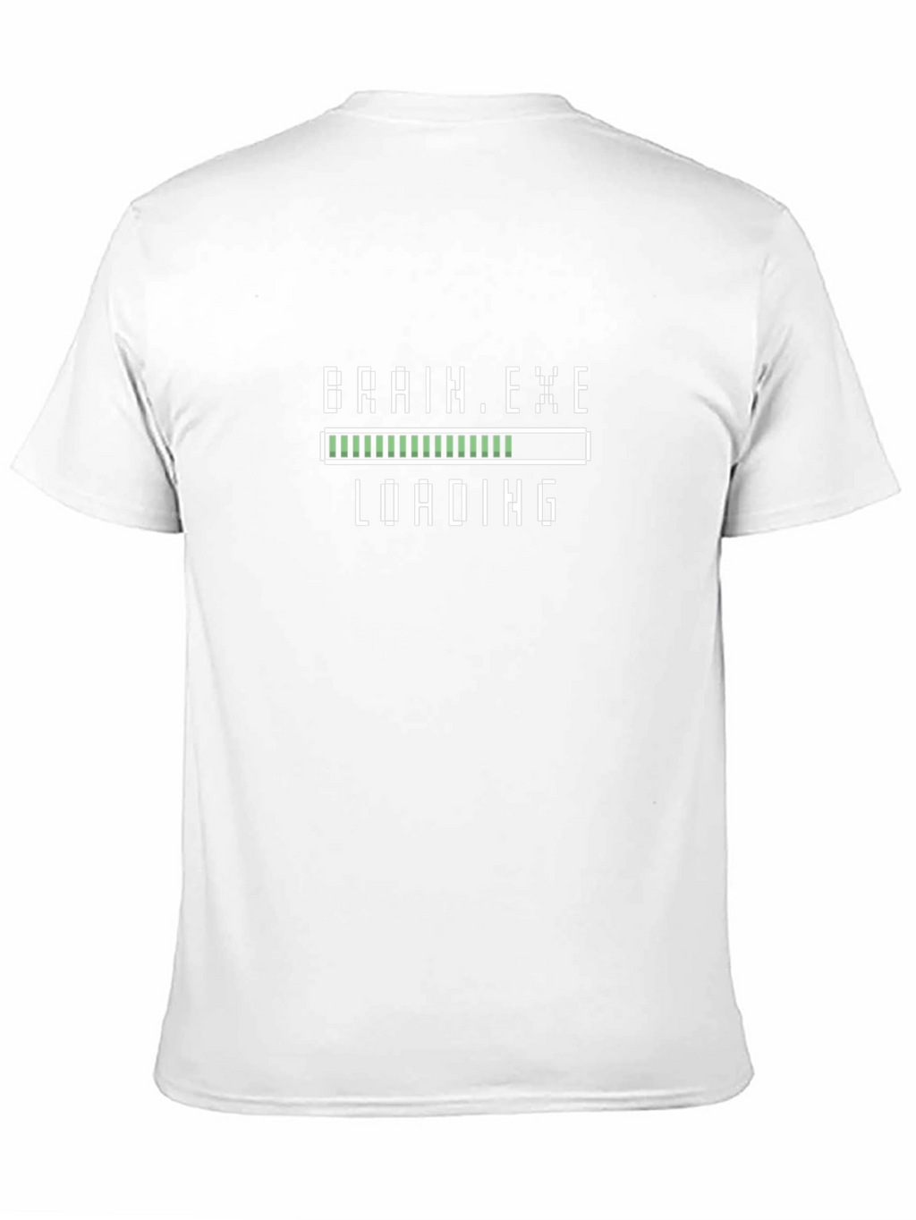 Brain.exe Loading Black T-Shirt - Geeky Tech Humor