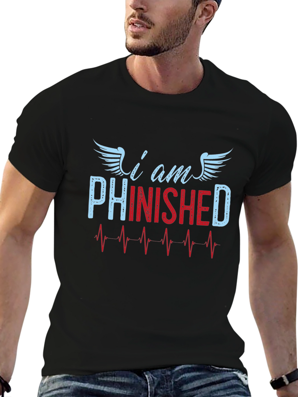 I am Phinished T-Shirt - Funny Sarcastic Tee
