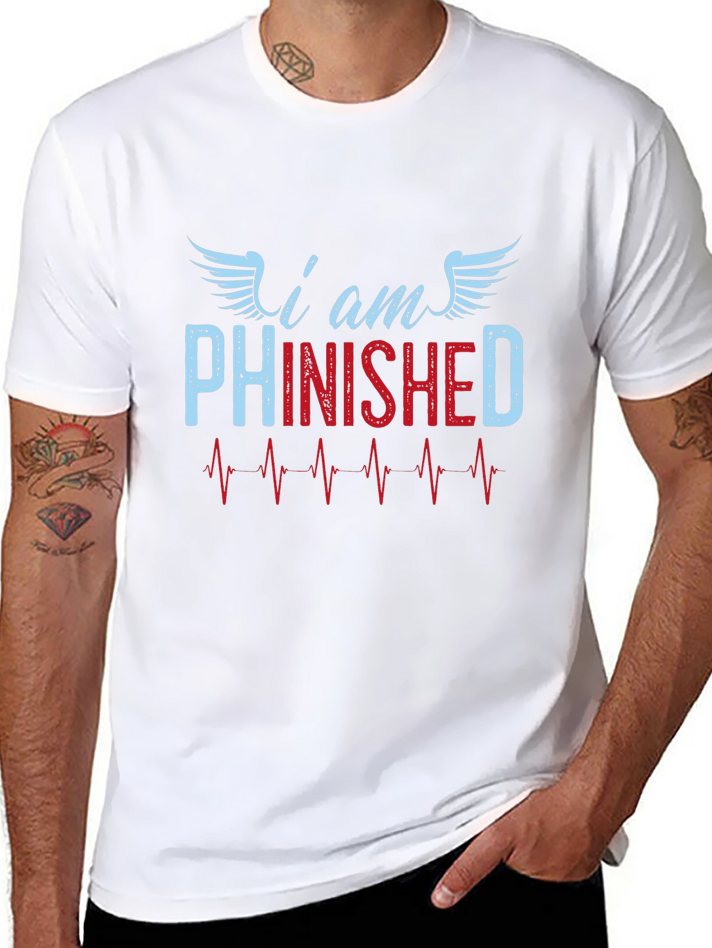 I am Phinished T-Shirt - Funny Sarcastic Tee
