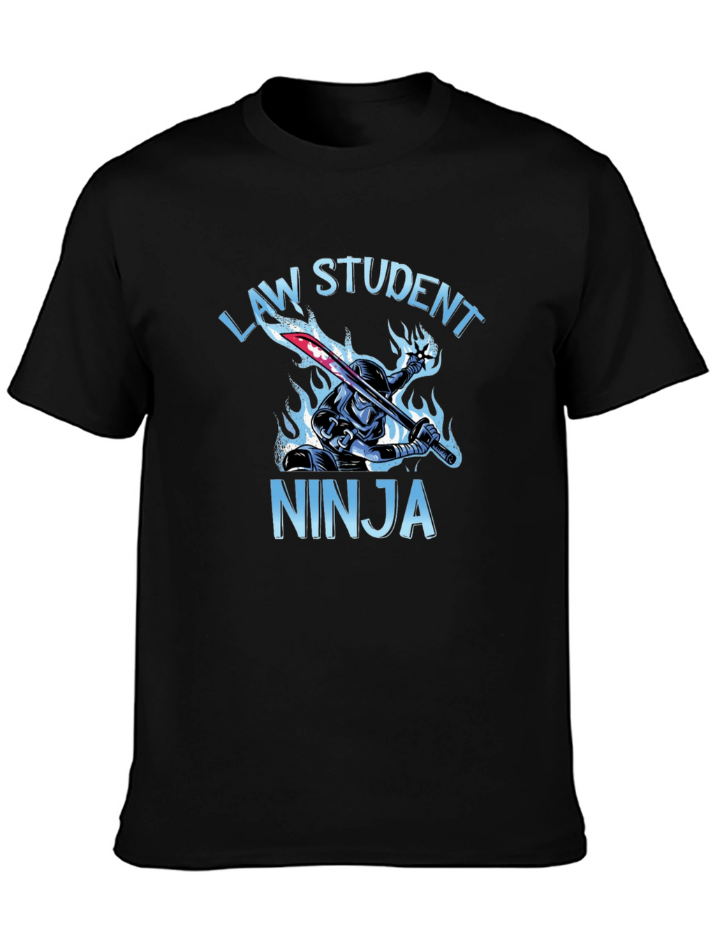 Law Student Ninja Graphic T-Shirt