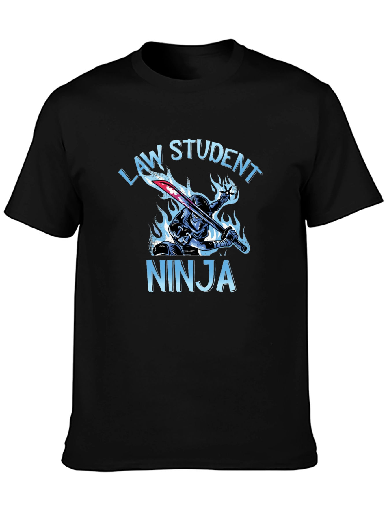 Law Student Ninja Graphic T-Shirt